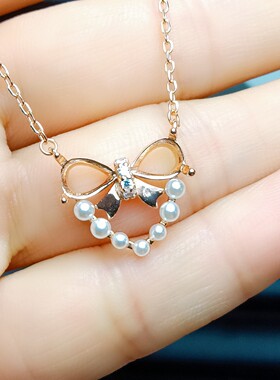 锁骨链时尚S925银水滴5*7mm