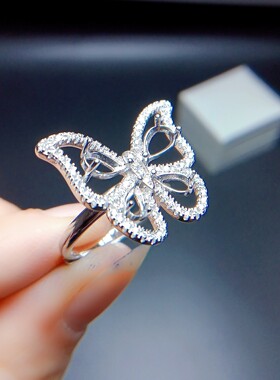 925银戒指空托水滴3*5/4*6mm