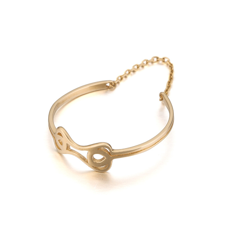 su live18k可调节女士个性金戒指 sulive戒指/指环