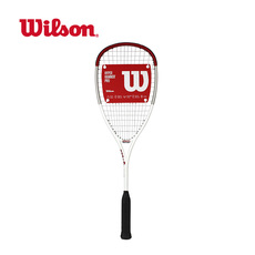 ракетка для игры в сквош wilson威尔胜2022新款壁球拍男女初学全碳素纤维比赛专业单人球拍