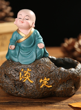 小和尚可爱风公仔家居装饰送朋友