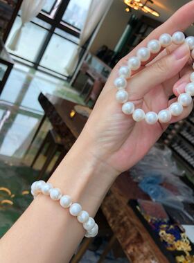 淡水珍珠手链网红10mm送妈妈