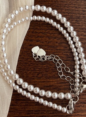 基础强光冷白施家珍珠手链