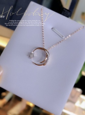 情人节礼物百搭送女友简约锁骨链