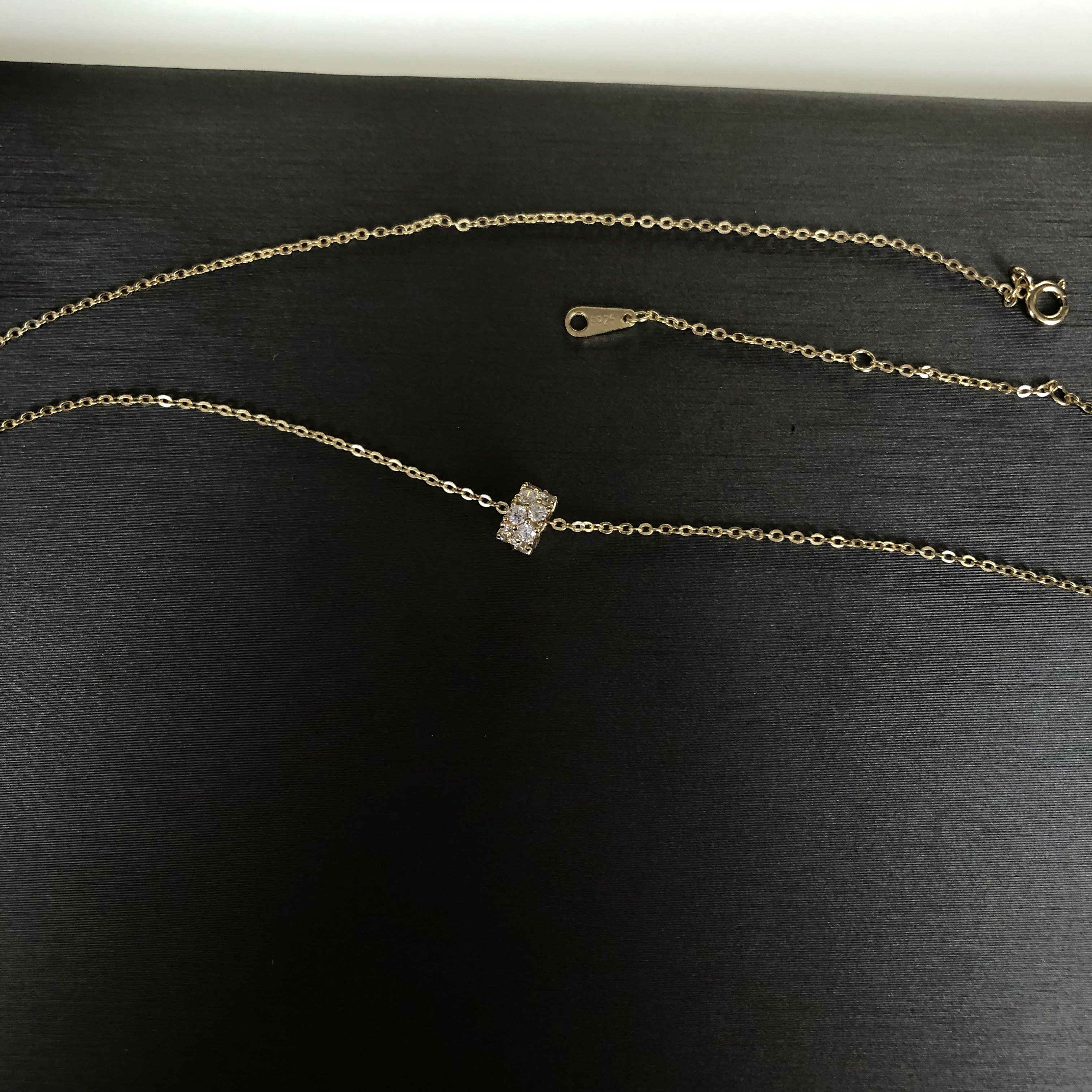女项链包邮 choker 银锁骨链 925 通体 气质百搭 满钻转运珠 buling 女项链包邮 choker 银锁骨链 925 通体 气质百搭 满钻转运珠 buling