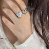 Luer women's full body 925 sterling silver fashion ring
