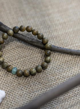 杭州绿檀手串沉香小叶紫檀檀香情侣法