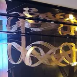 Bamboo Row Bamboo Bamboo Sheet, бамбуковое искусство и цветочный стиль ландшафтного потолочного устройства.