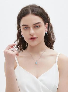 高级法式锁骨链女925银轻奢小众