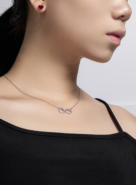 无限爱项链女欧美时尚百搭锁骨链