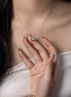 单钻项链女小众高级感设计颈链