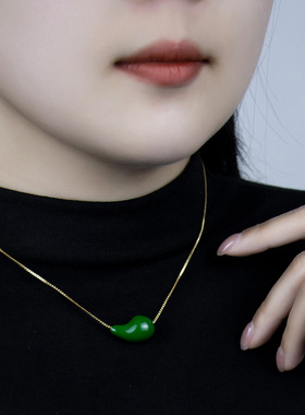 珐琅彩项链女葫芦轻时尚奢高级感