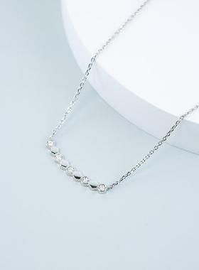 微笑蜂巢项链女精致轻奢