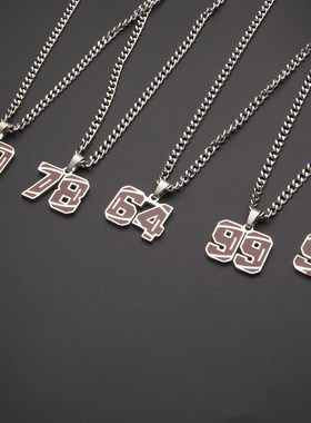 Stainless steel titanium steel pendant necklace