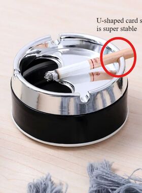 1pcs 9cm Car Mounted Sealed Rotary Ashtray With Lid Easy To