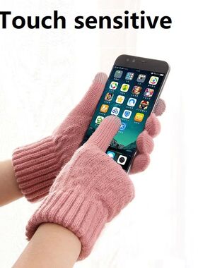 New Thermal Gloves Ladies Touch Gloves Mittens Women Winter