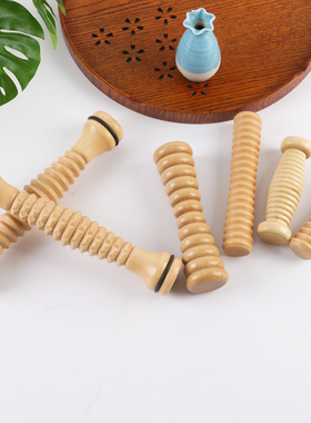 Wood Foot Massage Roller for Plantar Fasciitis Relief Deep T