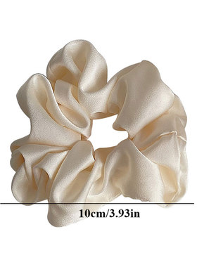 2PCWomen Silk Scrunchie Elastic Handmade Multicolor Hair Ban