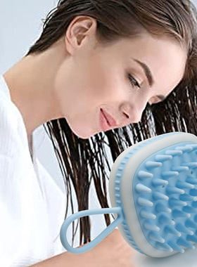 Multifunctional Shampoo Brush Handheld ABS Scalp Shampoo Mas