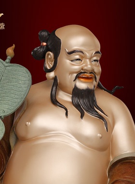 东来紫黄铜精工叠染八仙过海佛像韩湘子神像曹国舅铁拐李保平安