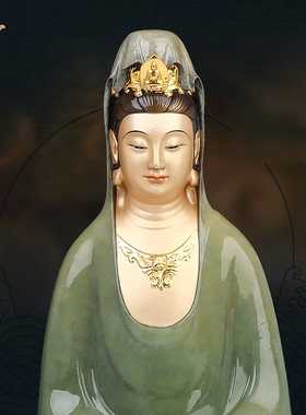 东来紫自在观音佛像京铜铜像官方观世音像纯铜供奉开过旗舰店光