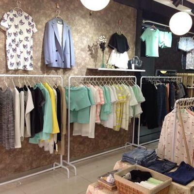 特价欧式服装店衣架展示架落地式铁艺货架男女装挂衣服架子婚纱架