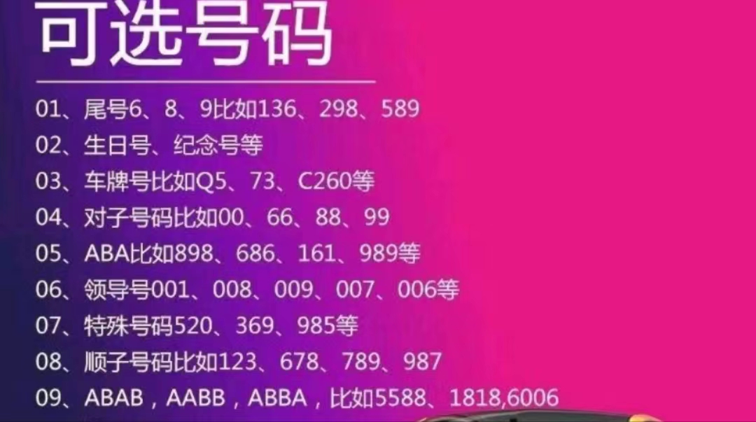 成都车牌选号新车二手车新能源川G换川A不带4自编占用查询数据库 - 图2