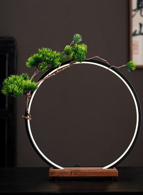 品鉴会酒水展示架灯圈佛像底座