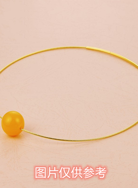 纯银细款项圈穿珠子厘米锁骨链