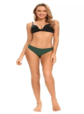 Women's Thong Comfortable Silk Underwear Sexy Bikini Panties