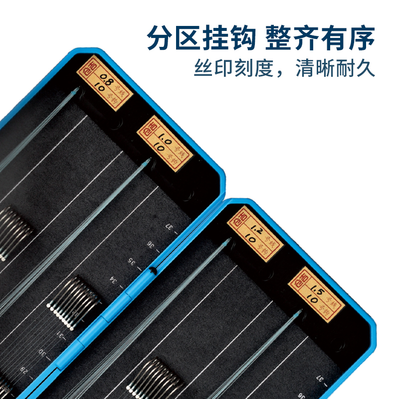 仓吉轻薄竞技子线盒双面鲫鱼混养大物四面罗非仕挂盒加长鱼钩盒子 - 图1