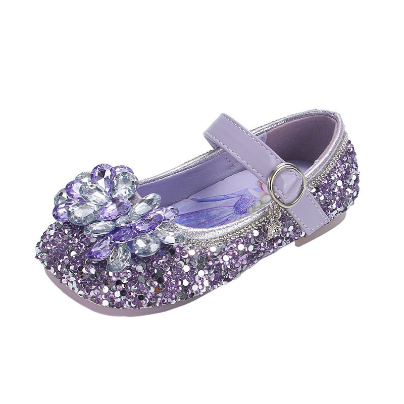 女童公主鞋春秋2026新款时尚百搭水钻儿童皮鞋软底水晶鞋女孩单鞋,淘宝优惠券,粉丝福利购,淘宝优惠卷
