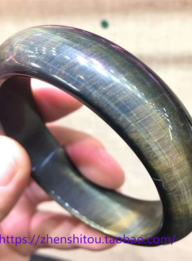 蓝虎眼石珍品手镯男女