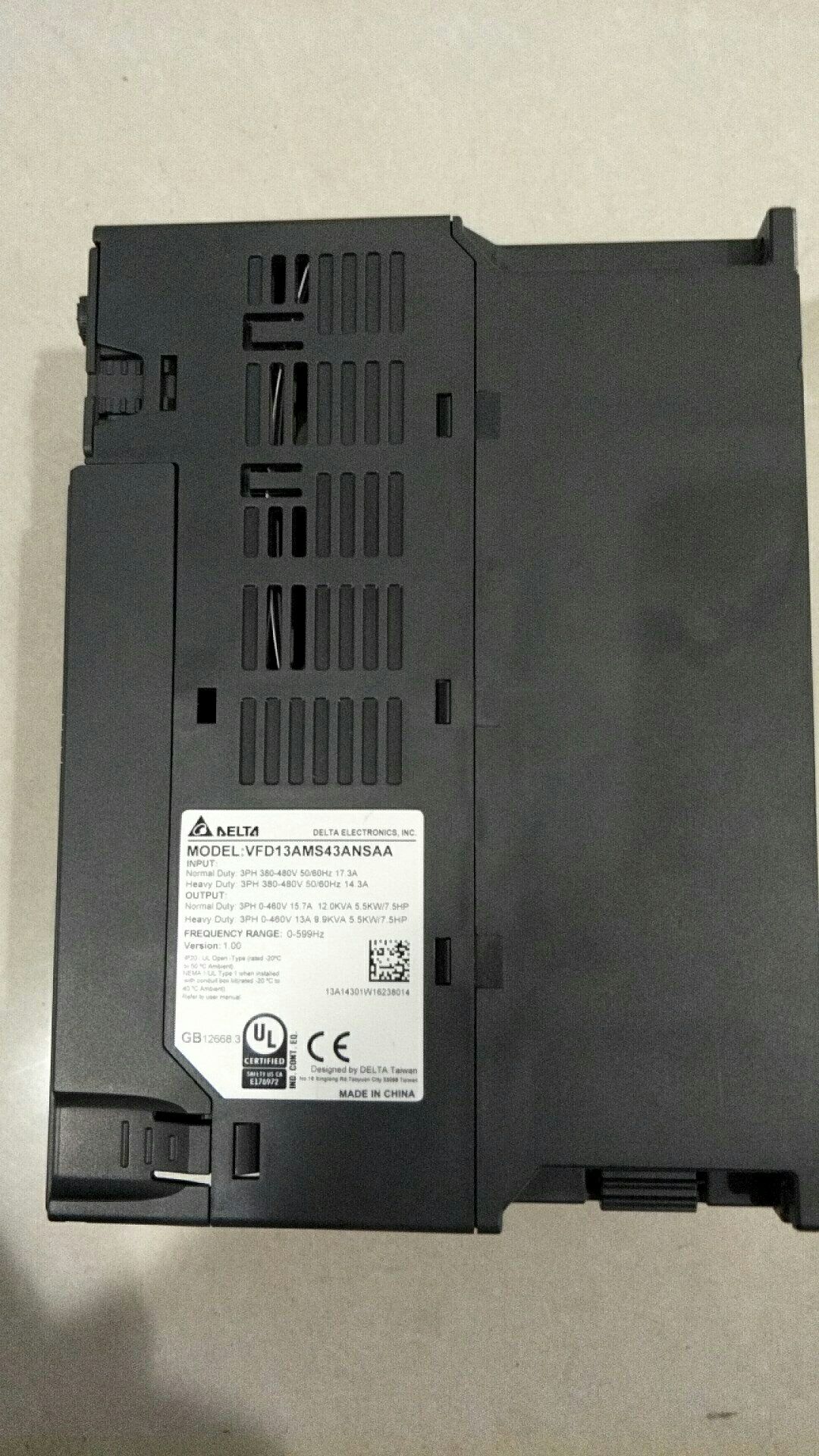 台达变频器VFD4A2MS43ANSAA中达电通三相380v 1.5kw全新原装正品 - 图3