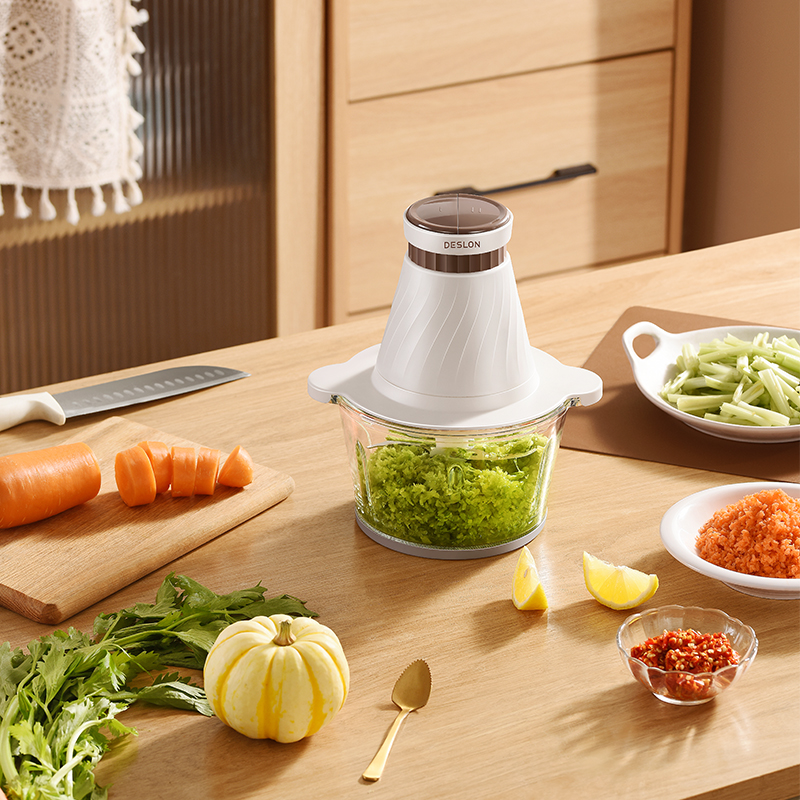 德世朗绞肉机4叶刀家用全自动多功能料理机小型电动搅拌机