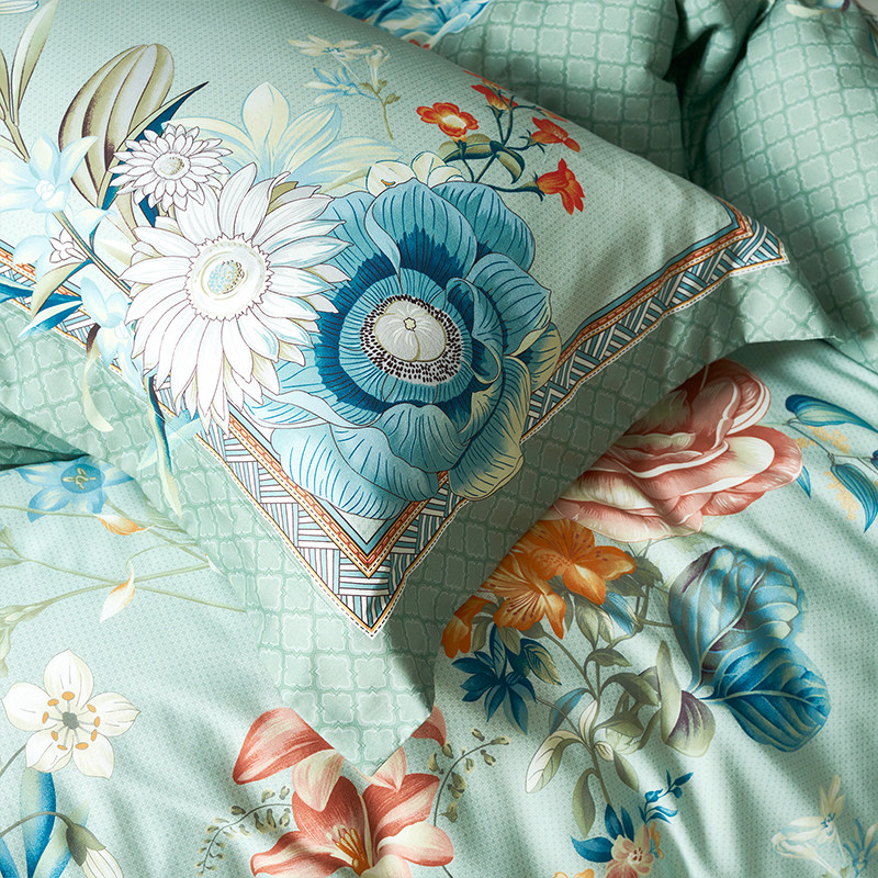 【专柜同款】富安娜四件套全棉纯棉床单被套秋冬床品套件 瑞玉堂,淘宝优惠券,粉丝福利购,淘宝优惠卷