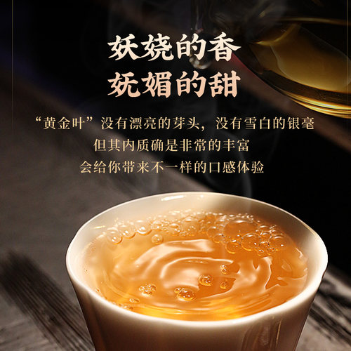 新益号2020冰岛五寨黄金叶古树龙珠普洱茶生茶生普350g小沱茶叶 - 图2