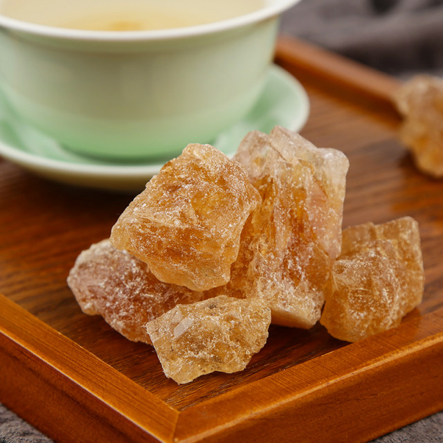 Yunnan polycrystalline rock sugar, sugarcane yellow rock sugar, Yunnan small-grain old rock sugar, local table sugar, bulk sugar water, bamboo garden