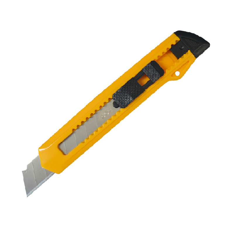 美工刀deli壁纸刀得力大号进口不锈钢裁纸刀美工刀手动锁墙纸刀具 - 图2