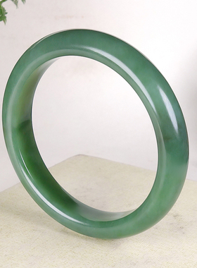 和田玉碧玉老料无黑点女款手镯