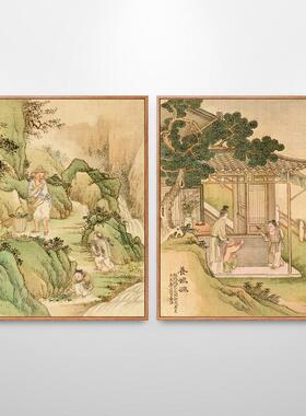 端阳故事图徐扬端午节民俗画古代人物风俗装饰画新中式挂画中国风