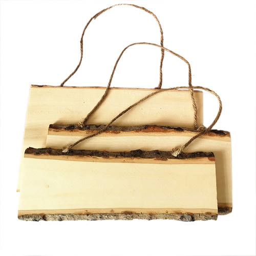 杨木木板白胚原木木条 树皮装饰挂牌雕刻木板儿童彩绘diy模型木片 - 图3