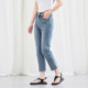 Jiarenyuan Jeans Pencil Cropped Pants