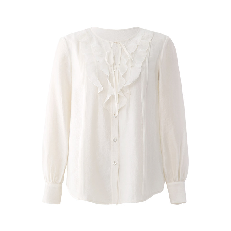  佳人苑蕾丝衫/雪纺衫
