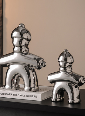 宋式美学抽象艺术陶瓷人形雕塑