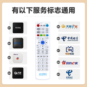 适用中国电信顶盒遥控器万能通用华为中兴创维烽火电信遥控器iptv液晶电视机盒子zte天翼E900