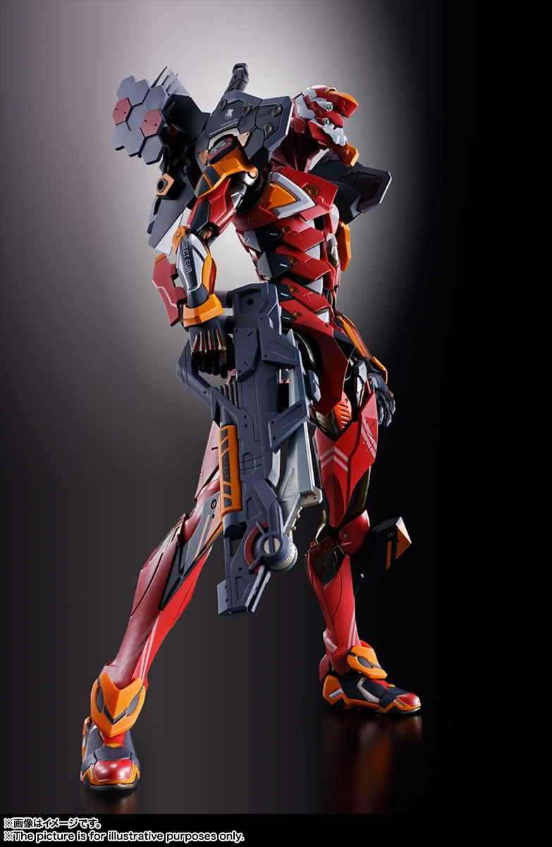 万代 Metal Build MB 新世纪福音战士 二号机 EVA 02 成品 可动 - 图1