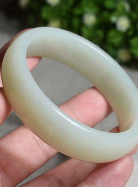 纯天然女士和田玉手镯特惠