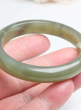 玉见圆形平安镯和田玉