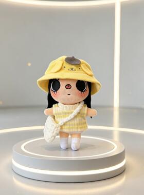 正版小玉yuy布丁狗套装包包挂件旗袍漫画小人送女生生日礼物